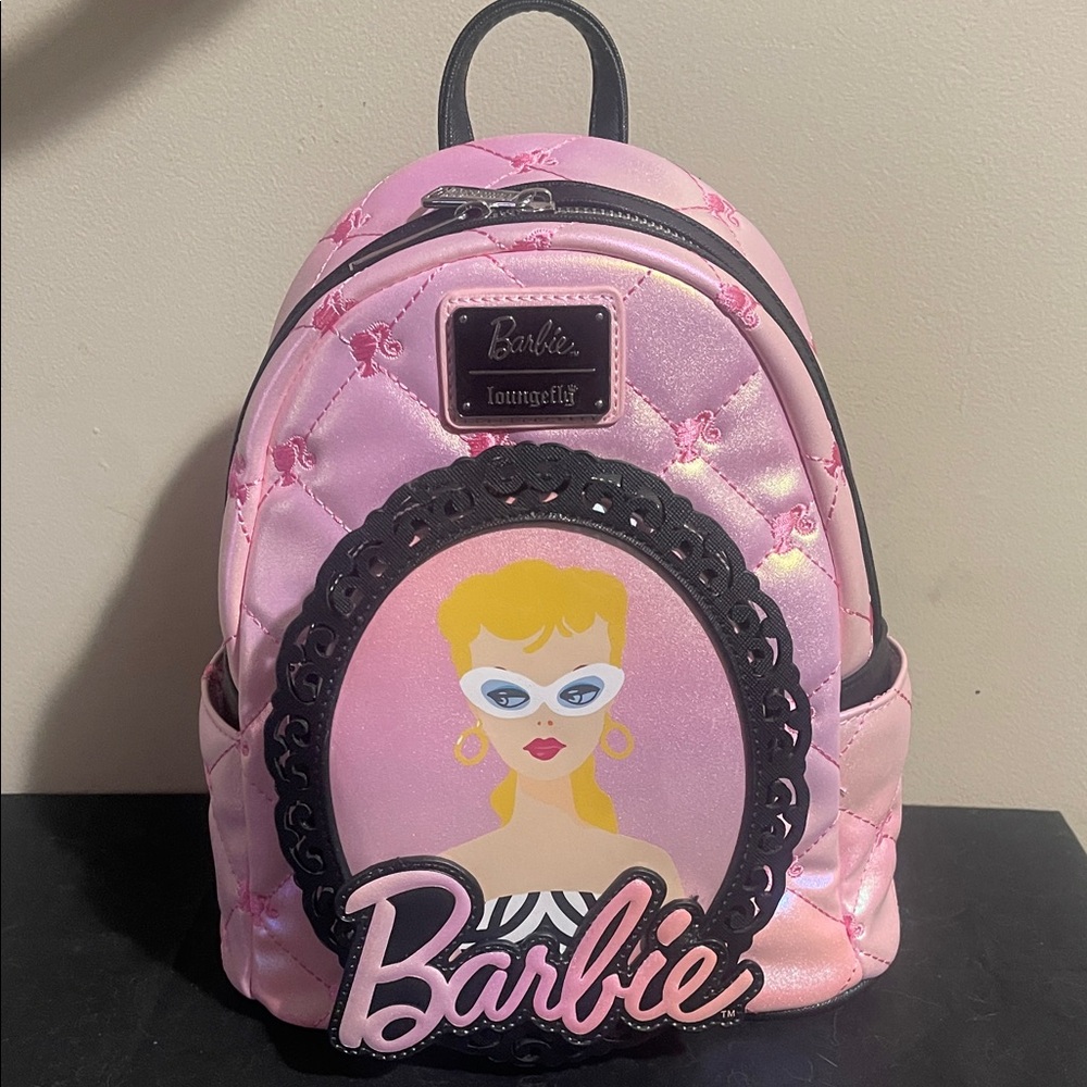 Loungefly Barbie Pink Quilted Mini Backpack